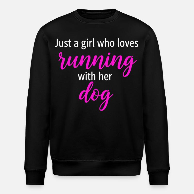 Chien Coureur - Sweat bio ROLLER Stanley/Stella Unisexe - noir