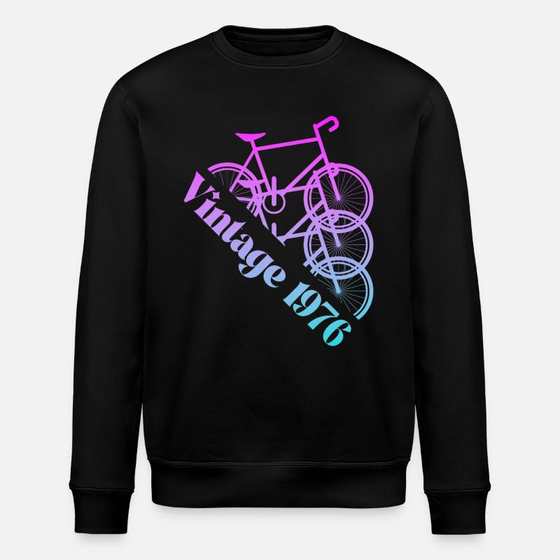 Millésime 1976 - Sweat bio ROLLER Stanley/Stella Unisexe - noir