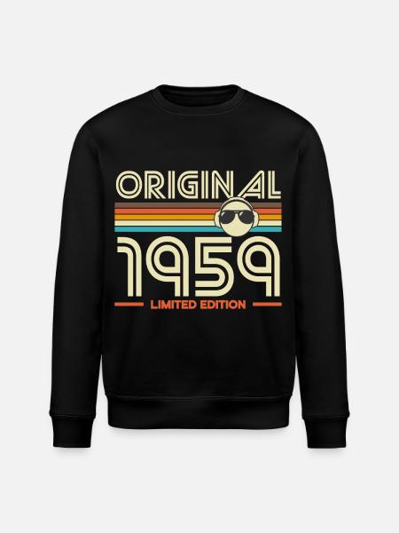 Original 1959 Limited Edition - Stanley/Stella ROLLER Unisex Organic Sweatshirt - black