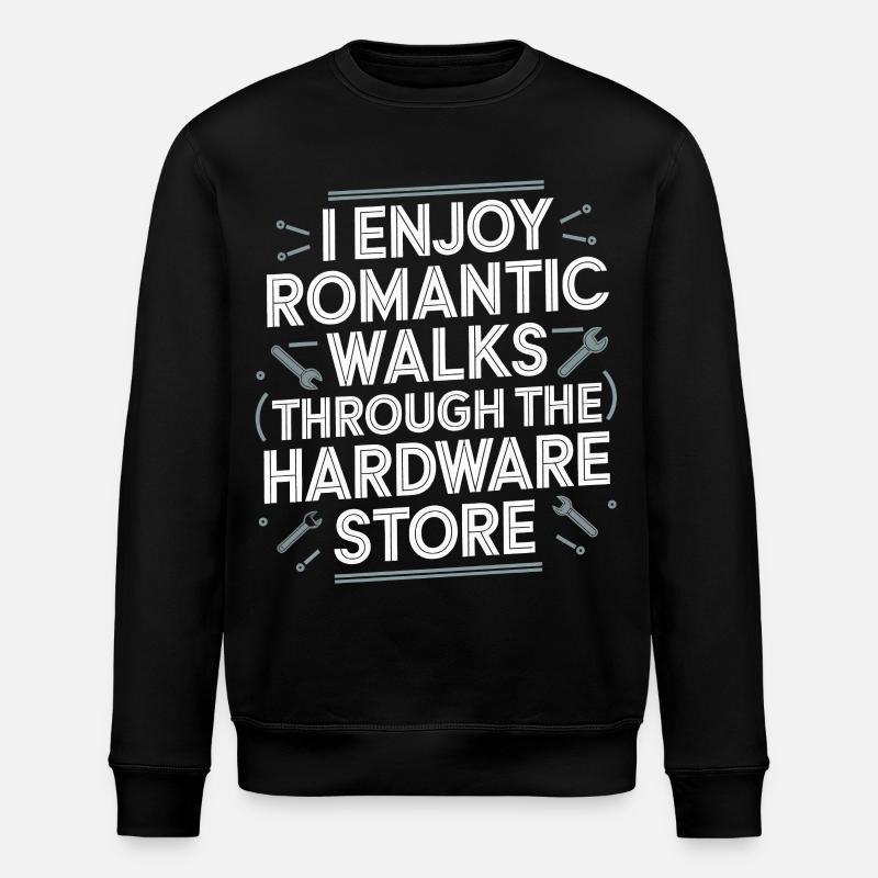 Romantic workshop walks - Stanley/Stella ROLLER Unisex Organic Sweatshirt - black