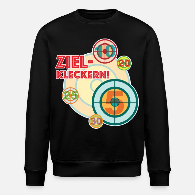 Target spilling - because something always goes wrong - Stanley/Stella ROLLER Unisex Organic Sweatshirt - black