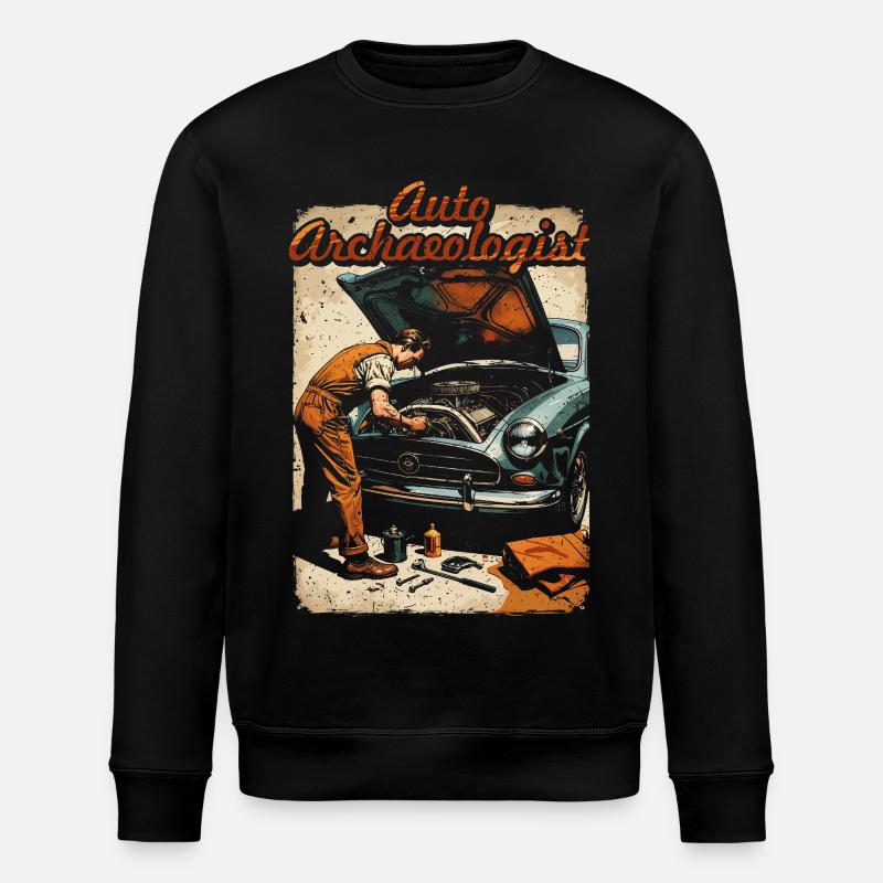 Restauration automobile Archéologue automobile - Sweat bio ROLLER Stanley/Stella Unisexe - noir