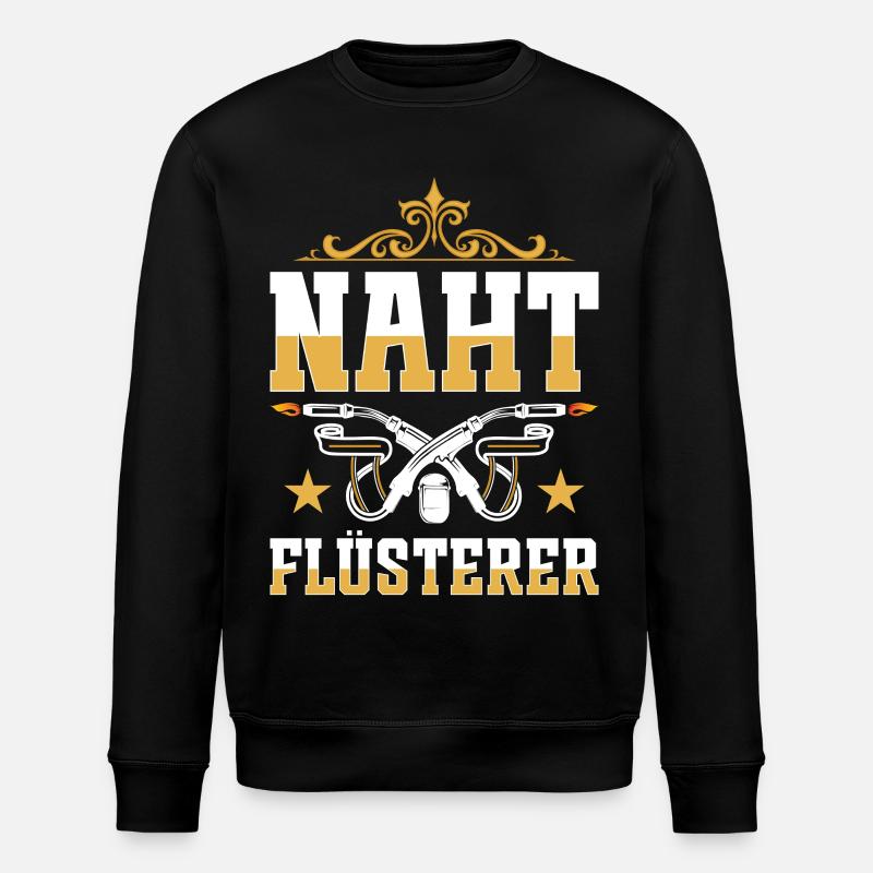 Schweißer - Naht Flüsterer - Stanley/Stella Unisex Bio-Sweatshirt ROLLER - Schwarz