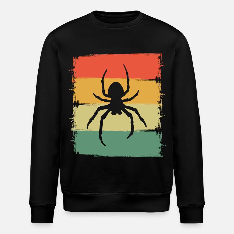 Spinne - Stanley/Stella Unisex Bio-Sweatshirt ROLLER - Schwarz