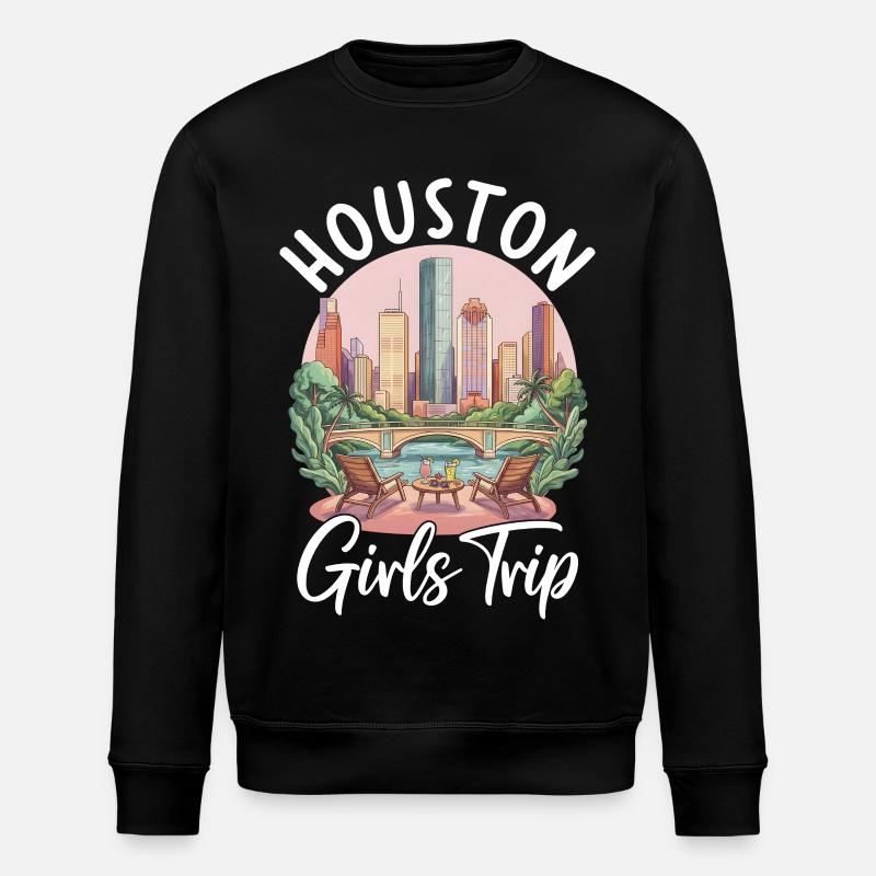 Houston Girls Trip - Stanley/Stella Unisex Bio-Sweatshirt ROLLER - Schwarz