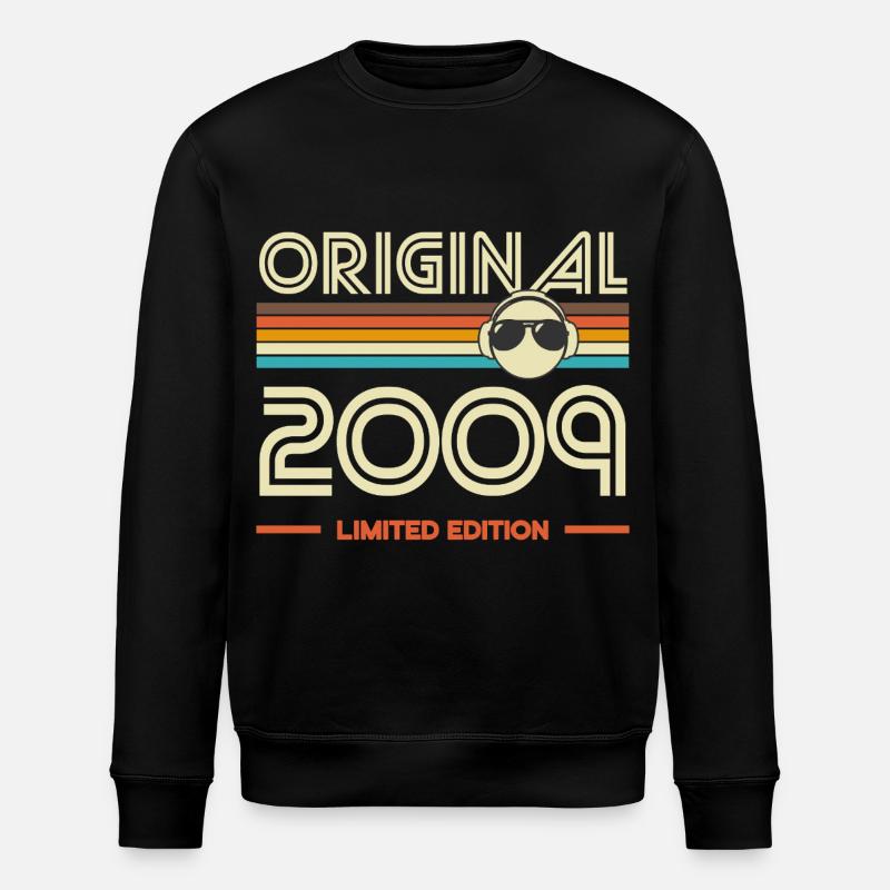 Originale limitierte Edition 2009 - Stanley/Stella Unisex Bio-Sweatshirt ROLLER - Schwarz