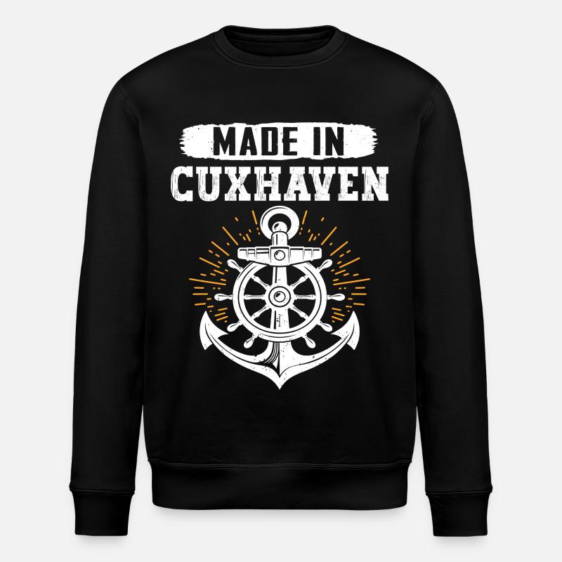 Cuxhaven MADE IN CUXHAVEN Fun - Sweat bio ROLLER Stanley/Stella Unisexe - noir