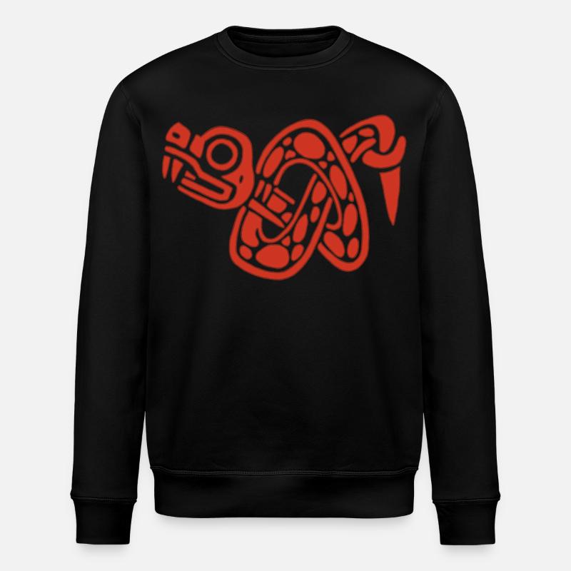 Noeud de serpent rouge - Sweat bio ROLLER Stanley/Stella Unisexe - noir