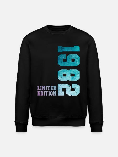 1982 Limited Edition 44 Years Anniversary - Stanley/Stella ROLLER Unisex Organic Sweatshirt - black