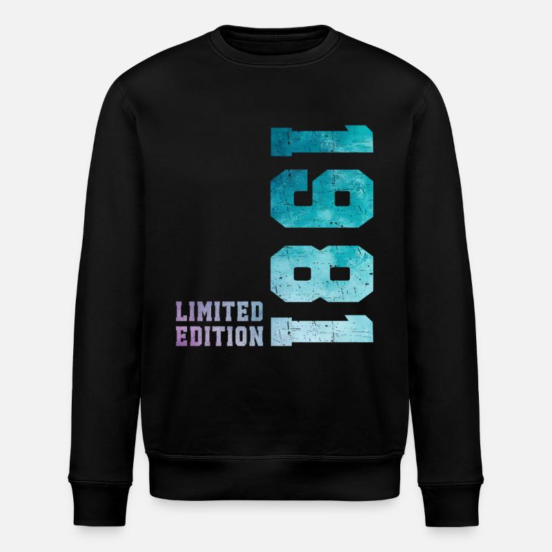 1981 Édition Limitée 45 ans anniversaire - Sweat bio ROLLER Stanley/Stella Unisexe - noir