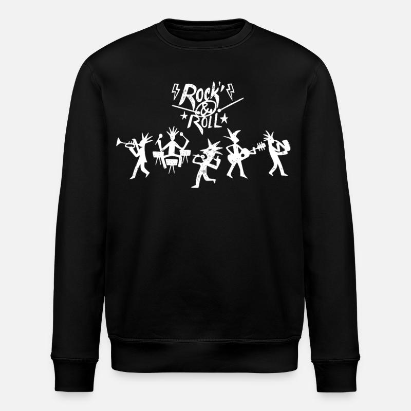 Groupe de Rock 'N' Roll - Sweat bio ROLLER Stanley/Stella Unisexe - noir