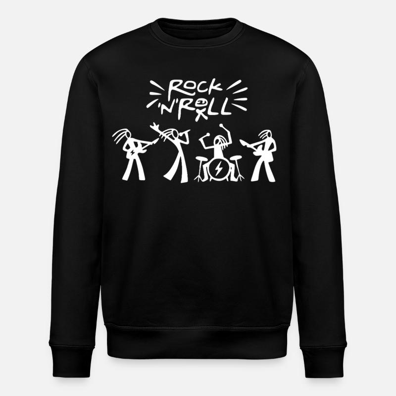 Rock'n'Roll-Band - Stanley/Stella Unisex Bio-Sweatshirt ROLLER - Schwarz