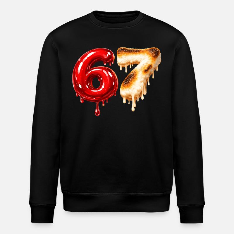 67 - 6 7 - Six Seven Meme - Sweat bio ROLLER Stanley/Stella Unisexe - noir