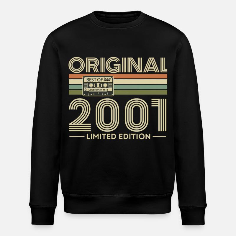 Original 2001 Limited Edition Retro - Stanley/Stella Unisex Bio-Sweatshirt ROLLER - Schwarz