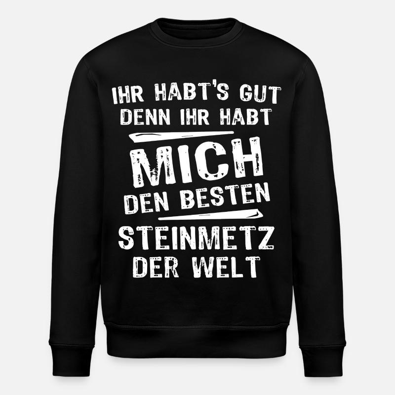 maçon - Sweat bio ROLLER Stanley/Stella Unisexe - noir