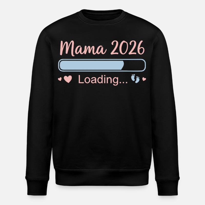Mama 2026 Chargement - Sweat bio ROLLER Stanley/Stella Unisexe - noir