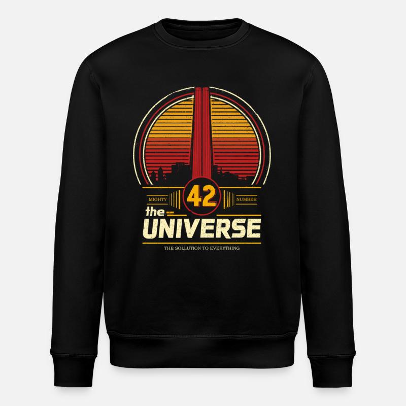 42 - Stanley/Stella ROLLER Unisex Organic Sweatshirt - black