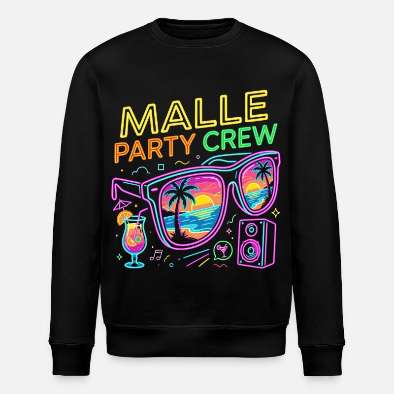 Fête Malle - Sweat bio ROLLER Stanley/Stella Unisexe - noir