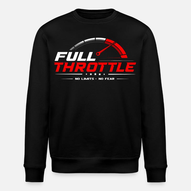 Full Throttle - Stanley/Stella Unisex Bio-Sweatshirt ROLLER - Schwarz