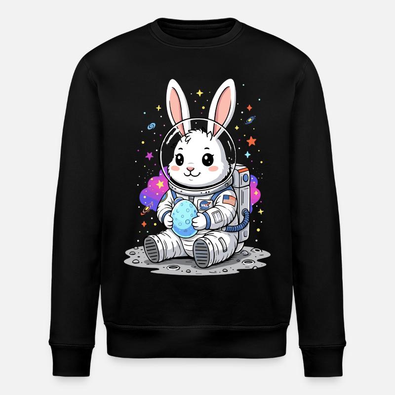 Lapin de Pâques astronaute Espace - Sweat bio ROLLER Stanley/Stella Unisexe - noir