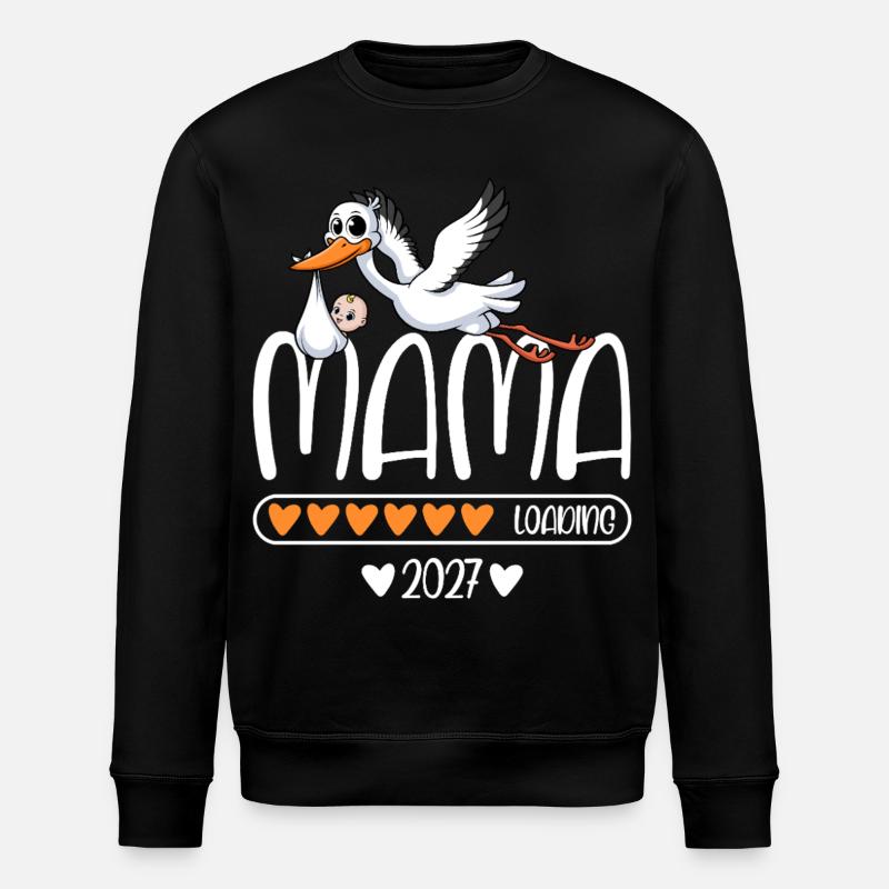 Mama 2027 loading - Stanley/Stella ROLLER Unisex Organic Sweatshirt - black