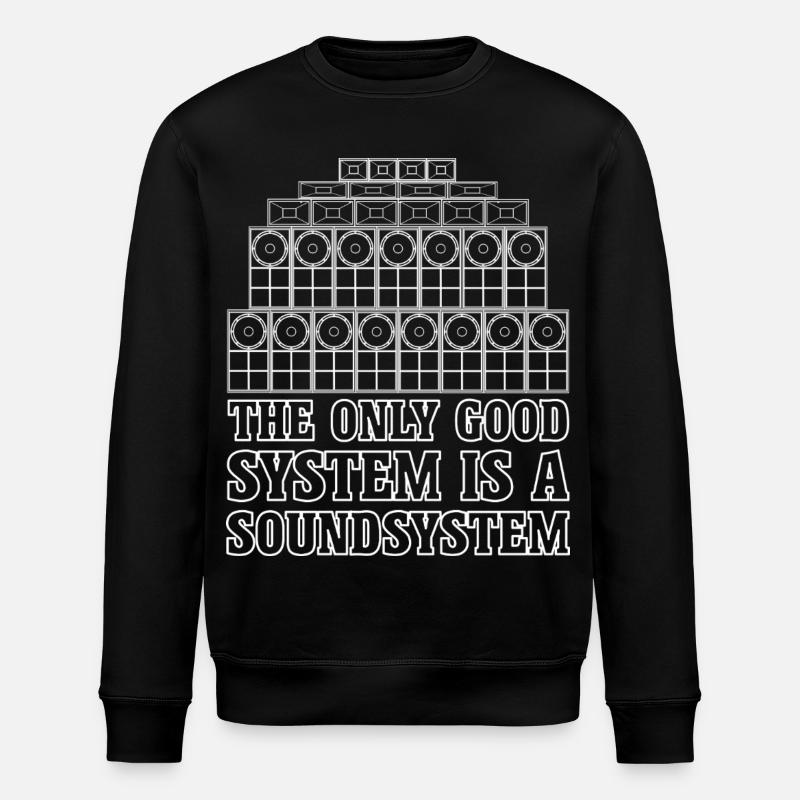 Soundsystem Jungle Reggae Bass - Stanley/Stella Unisex Bio-Sweatshirt ROLLER - Schwarz