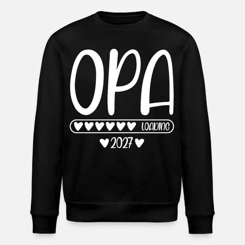Grandpa 2027 loading - Stanley/Stella ROLLER Unisex Organic Sweatshirt - black