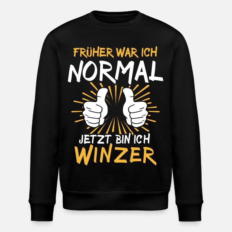 Winzer Spruch - Sweat bio ROLLER Stanley/Stella Unisexe - noir
