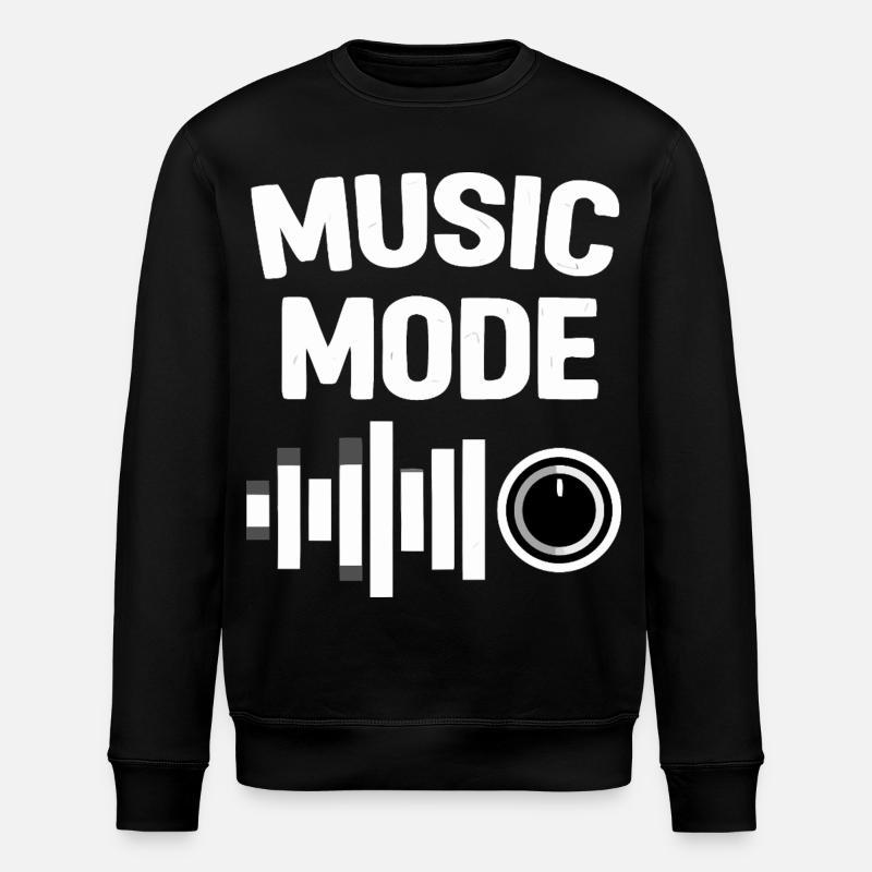 Music Mode On Equalizer - Stanley/Stella Unisex Bio-Sweatshirt ROLLER - Schwarz