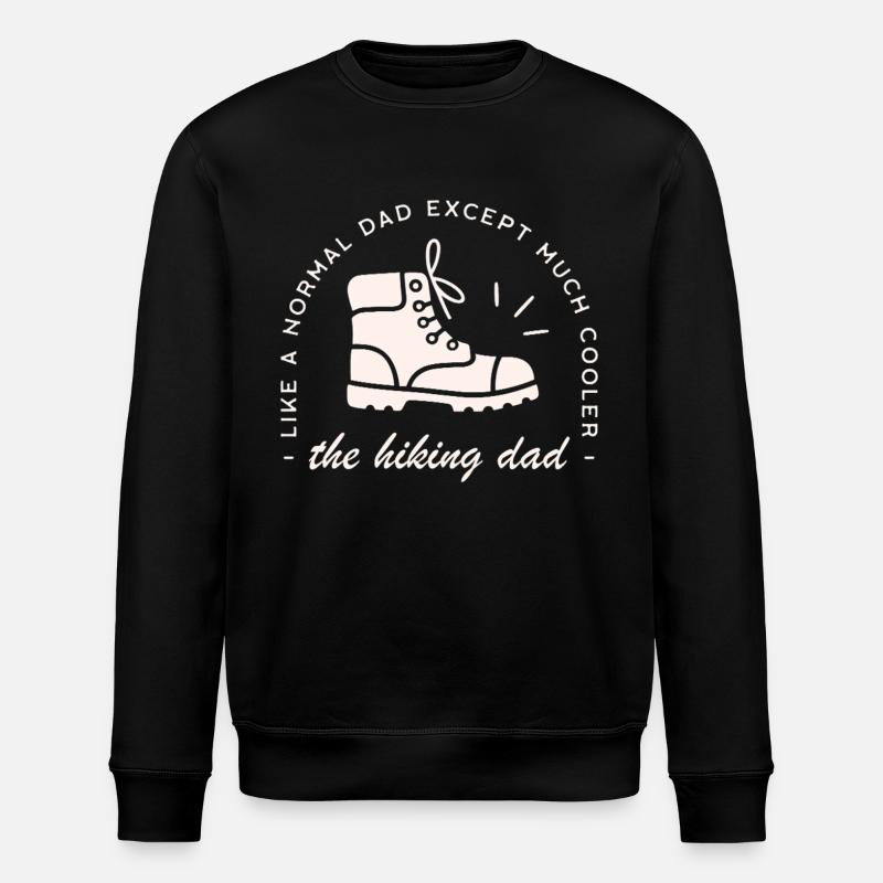 Père randonneur drôle de randonneur - Sweat bio ROLLER Stanley/Stella Unisexe - noir
