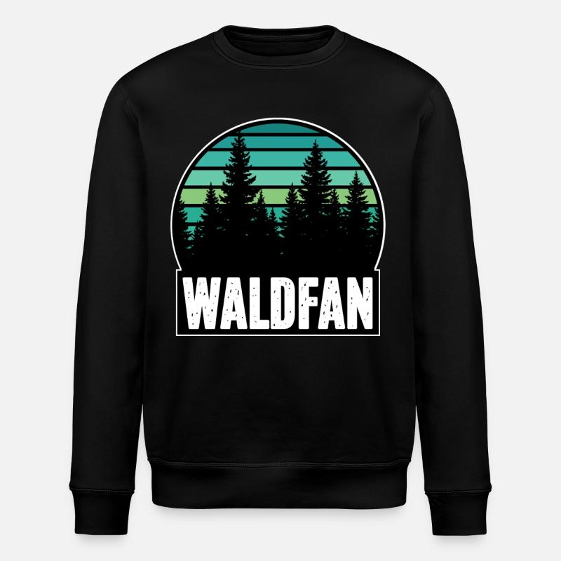 Waldfan - Stanley/Stella Unisex Bio-Sweatshirt ROLLER - Schwarz