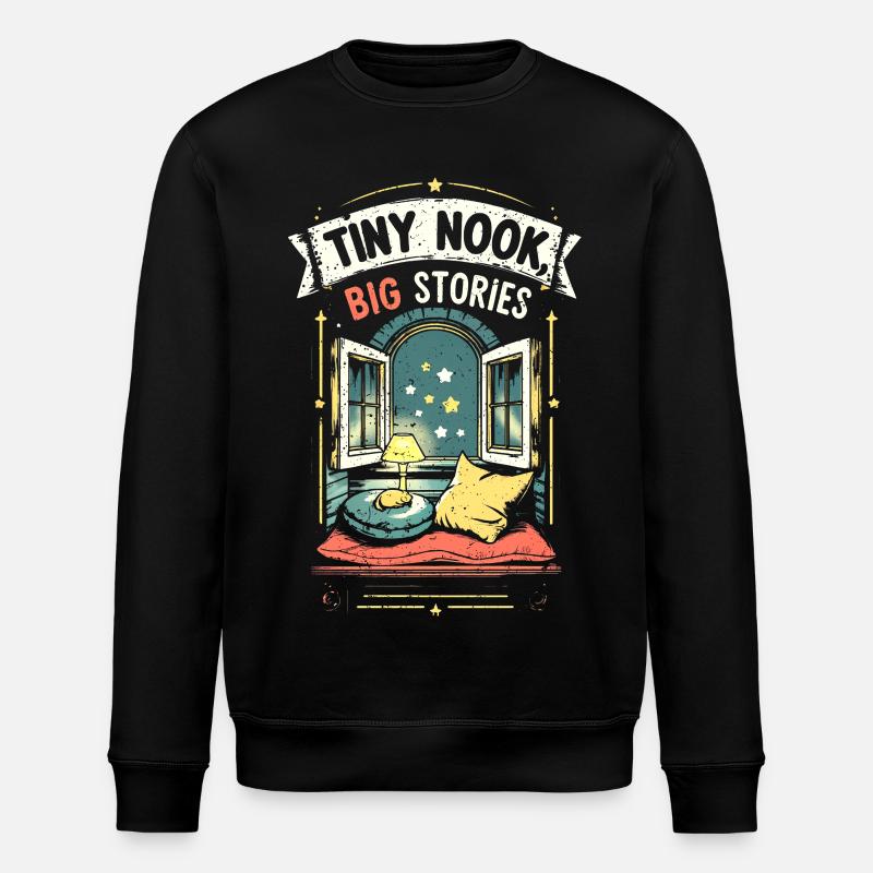 Tiny House Tiny Nook Grandes histoires - Sweat bio ROLLER Stanley/Stella Unisexe - noir