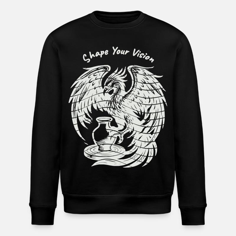 Phoenix Rising – Blanc Pur - Sweat bio ROLLER Stanley/Stella Unisexe - noir