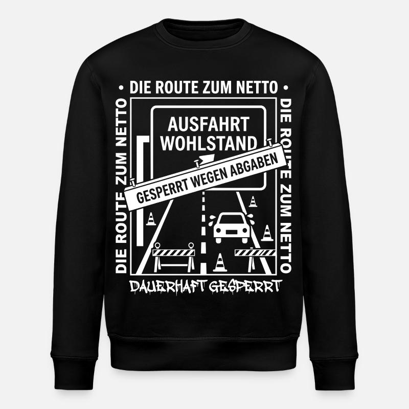 La ligne vers Netto fermée définitivement - Sweat bio ROLLER Stanley/Stella Unisexe - noir