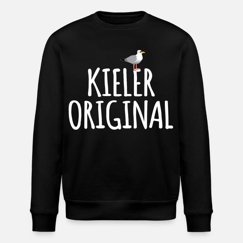 Kiel Original - Sweat bio ROLLER Stanley/Stella Unisexe - noir