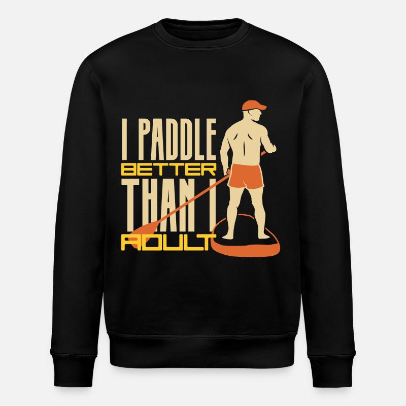 Santorini - Stanley/Stella ROLLER Unisex Organic Sweatshirt - black