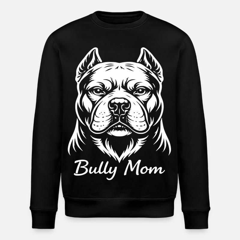 Bully Mom - Stanley/Stella Unisex Bio-Sweatshirt ROLLER - Schwarz