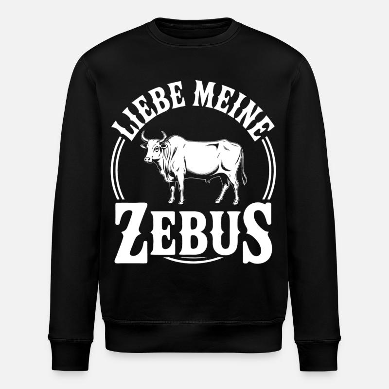 Zebu Logo - Sweat bio ROLLER Stanley/Stella Unisexe - noir