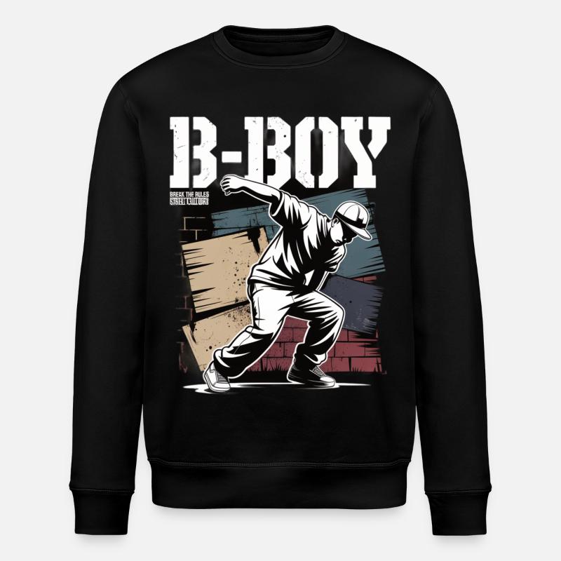 B-Boy Breakdance Streetstyle Breakdancer - Sweat bio ROLLER Stanley/Stella Unisexe - noir