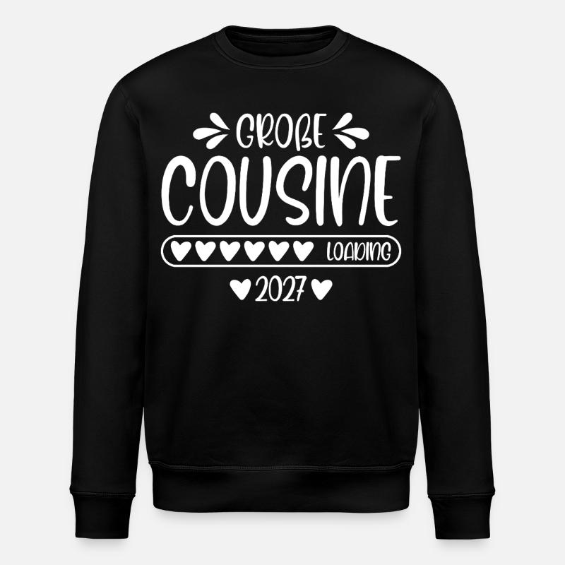 Big Cousin 2027 loading - Stanley/Stella ROLLER Unisex Organic Sweatshirt - black