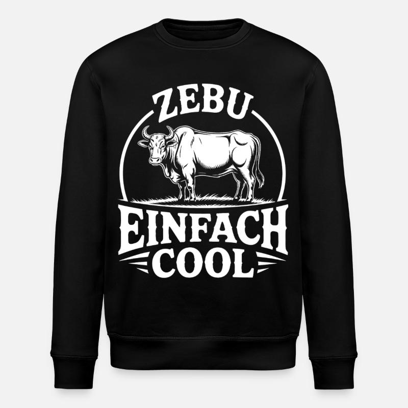 Zebu Simply Cool Logo - Sweat bio ROLLER Stanley/Stella Unisexe - noir