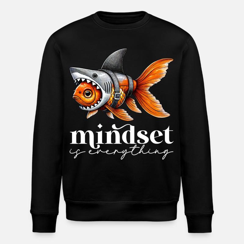 Mindset Funny Motivational Inspirational - Stanley/Stella Unisex Bio-Sweatshirt ROLLER - Schwarz