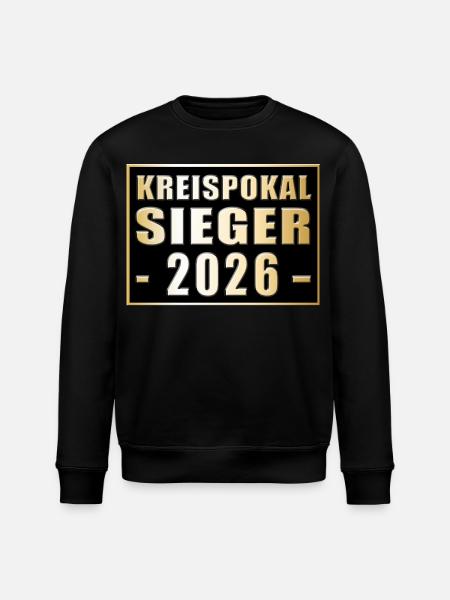 District Cup Winner 2026 - Stanley/Stella ROLLER Unisex Organic Sweatshirt - black
