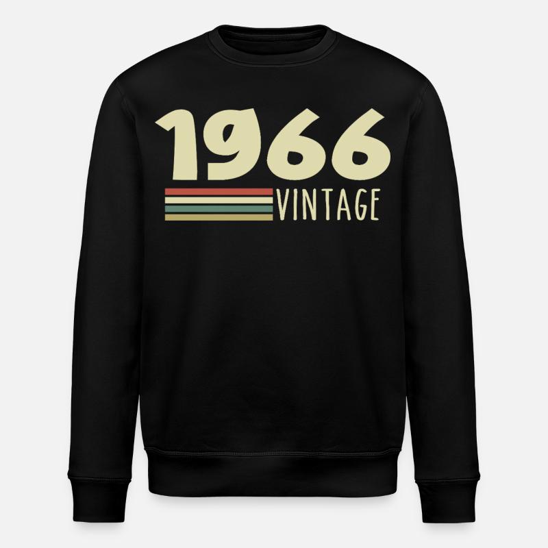 1966 Anniversary 1966 - Stanley/Stella ROLLER Unisex Organic Sweatshirt - black