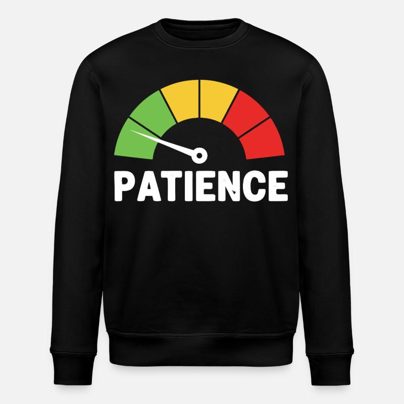 Low Patience Geduld Tacho - Stanley/Stella Unisex Bio-Sweatshirt ROLLER - Schwarz
