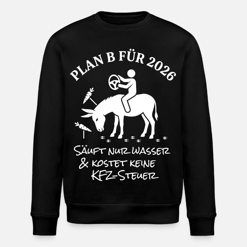 Plan B pour 2026 - Sweat bio ROLLER Stanley/Stella Unisexe - noir