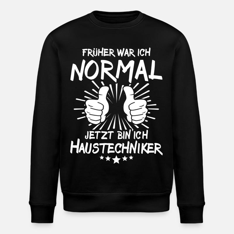 Haustechniker - Stanley/Stella Unisex Bio-Sweatshirt ROLLER - Schwarz