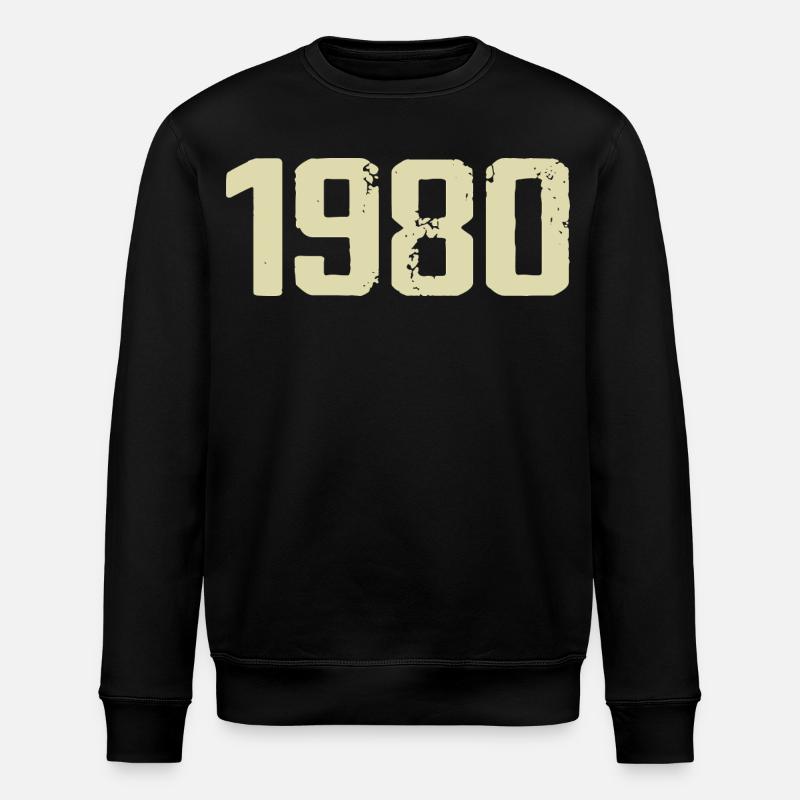 Jubiläum 1980 - Stanley/Stella Unisex Bio-Sweatshirt ROLLER - Schwarz