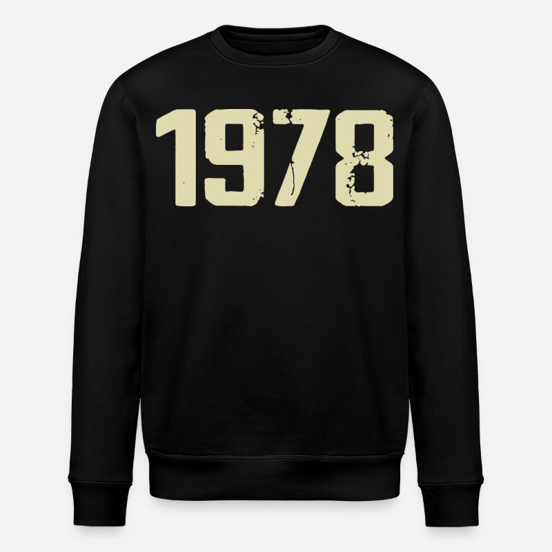 Jubilé 1978 - Sweat bio ROLLER Stanley/Stella Unisexe - noir