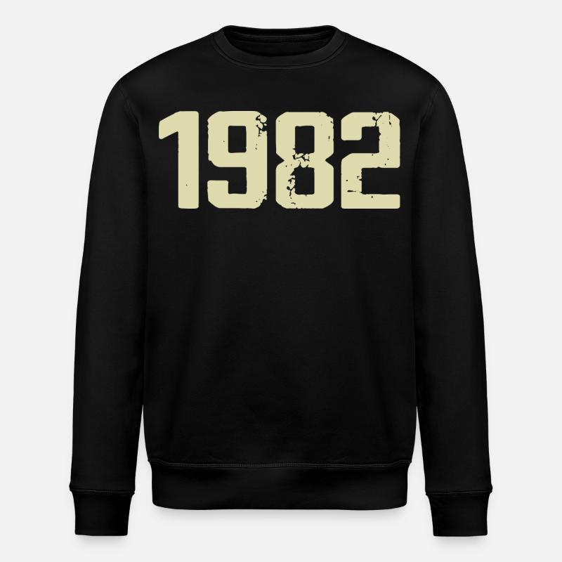 Jubilee 1982 - Stanley/Stella ROLLER Unisex Organic Sweatshirt - black